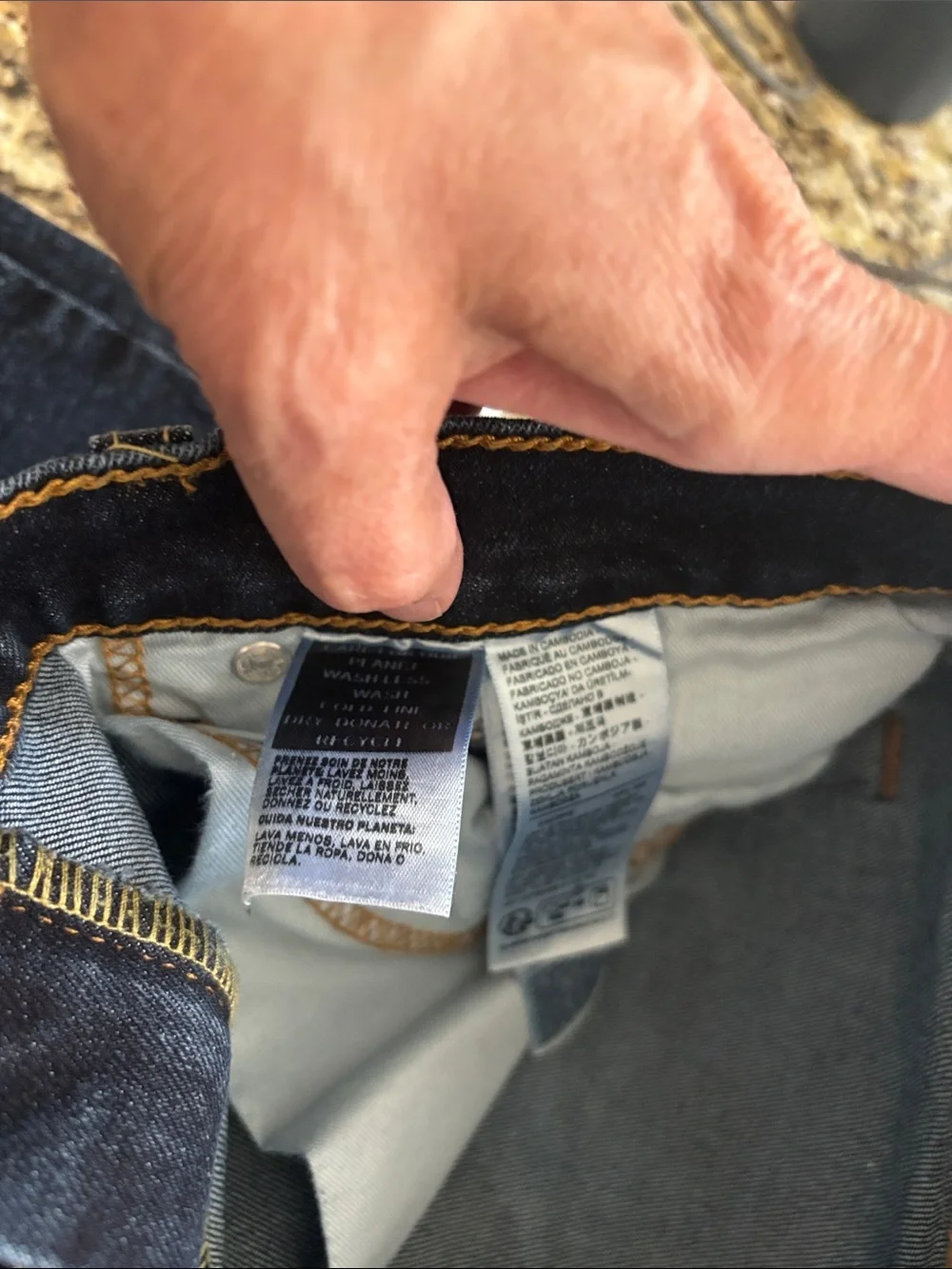 Levi's Indigo Back-Pocket Jeans